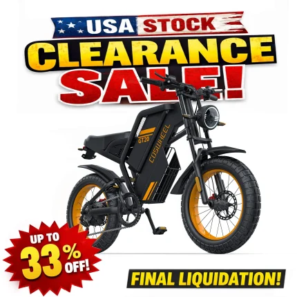 GT20 Electric Bike | US Warehouse Clearance – Limited Units